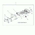 R18RV_99 RANGER CREW 1000XP PS ALL OPTIONS Brakes, rear caliper - r18rv_99 all options (49rgrcalipe...