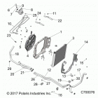 R18RRU99AS/BS RANGER 1000XP PS NSTR Engine, cooling system - r18rru99as  /  bs (c700076)