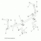 Z18VDS92CF/CU RZR XP TURBO TRACTOR Suspension, stabilizer bar, front - z18vds92cf  /  cu (7...