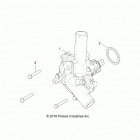 Z18VCE87BK/BU/BR/LU RZR 4 900 Engine, cooling, waterpump - z18vce87bk  /  bu  /  br  /...