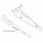 Z18VDE99AK/AW/AJ/BJ/BK/BW/LW/K99AK/BK/M99AL/R99AL/BL RZR XP 1000 Accessory,rock slider - z18vdr99al  /  bl (701172)