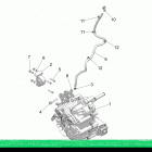 RZR XP TURBO (Z21NAE92AG/BG/AX/BX) Drive train, main gearcase mounting - z21nae92ag  /  bg ...