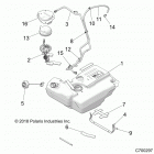 RZR 1000S4 (Z20A4E99AH/LH/BH) Body, fuel tank - z20a4e99ah  /  lh (c700297)