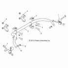 R19RGE99A2/EAR/EBR/UAF/UBF/UAM/UBM/UA9/UB9/UAL/KAK POLARIS GENERAL 1000 EPS Suspension, rear stabilizer bar - r19rge99a2  /  ear  / ...