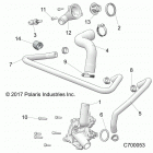 R19RSU99AS/BS RANGER 1000XP PS CREW NSTR Engine, waterpump and bypass - r19rsu99as  /  bs (c70005...