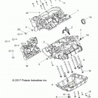 POL GEN Engine, crankcase  - g20gae99f2  /  efs  /  bfm  /  bcm ...