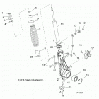 RANGER 570 CREW FULL SIZE (R21CDA57A1/B1) Suspension, front strut - r21cda57a1  /  b1 (701167)