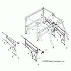 R18RNE57NV RGR 570 EPS CREW MD Body, side nets - r18rne57nv (700314)