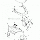 R18RHE99BK/K99BS POLARIS GENERAL 1000 4P PS Body, hood - r18rhe99bk  /  kbs (700800)