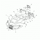 R18RNE57NV RGR 570 EPS CREW MD Body, hood, dash and grill - r18rne57nv (49rgrhood15570m...