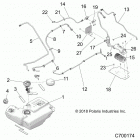 POLARIS GENERAL 1000 XP 4P RC (G20GMJ99AP/BP/AG) Body, fuel tank and evap - g20gmj99ap  /  bp  /  ag (c70...