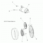 R18RNE57NV RGR 570 EPS CREW MD Engine, starter drive - r18rne57nv (49rgrstartingmtr1457...
