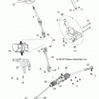 Z18VCE87BK/BU/BR/LU RZR 4 900 Steering, power steering asm. - z18vce87bk  /  bu  /  br...
