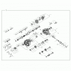 POLARIS GENERAL 1000 XP 4P (G20GMD99AP/AG) Drive train, main gearcase internals - g20gmd99ap  /  ag...