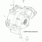 RANGER 500 (R21MAA50B1/B7) Drive train, front gearcase mounting - r21maa50b1  /  b7...