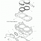 RZR 1000S4 (Z20A4E99AH/LH) Engine, cylinder and piston - z20a4e99ah  /  lh (49rgrcy...