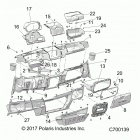 RANGER 1000XP PS CREW (R20RSE99A9) Body, dash - r20rse99a9 (c700139)