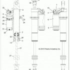 POL GEN 1000 DLX ABS EPS EU TR ZUG  (G20GAE99F2/EFS/BFM/BCM/SFS/SC2) Suspension, rear shock internals - g20gae99fs  /  bfm  /...