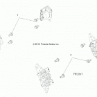 R18RT_87 RGR 900 XP ALL OPTIONS Brakes, caliper mounting - r18rt_87 all options (49rgrca...