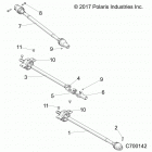 R19RSU99AS/BS RANGER 1000XP PS CREW NSTR Drive train, front, mid, rear prop shaft - r19rsu99as  /...