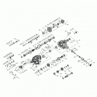 R19RGE99F2/FF/SC2/SFF/PCF/PFF POLARIS GENERAL 1000 EPS EU TR ZUG MD Drive train, main gearcase internals - r19rge99f2  /  ff...