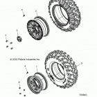 POLARIS GENERAL 1000 EPS DLX (G20GAE99A2/D99AK/AS/BK/BS) Wheels, front - g20gae99a2  /  d99ak  /  as  /  bk  /  b...