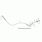 Z18VAS87CM RZR 900 50 INCH EU/TRACTOR Drive train, gear selector - z18vas87cm (701072)