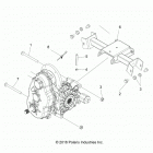 RANGER EV Drive train, main gearcase mounting - r21maae4g8  /  g9 ...