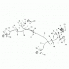 R18RM250B1 RGR 500 2WD HDPE Brakes, brake lines and master cylinder - r18rm250b1 (49...