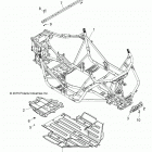 RZR 1000 60 INCH PS (Z20ASE99AH/LH) Chassis, main frame and skid plate - z20ase99ah  /  lh (...