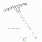 Z18VHE57BV RZR 570 PS Body, grab bar, passenger - z18vhe57bv (49rgrgrabbar12rz...