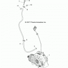 Z18VDE99AK/AW/AJ/BJ/BK/BW/LW/K99AK/BK/M99AL/R99AL/BL RZR XP 1000 Drive train, front gearcase mounting - z18vdr99al  /  bl...