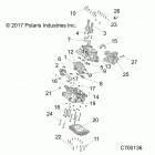 POLARIS GENERAL 1000 XP 4P (G20GMD99AP/AG) Engine, crankcase and crankshaft - g20gmd99ap  /  ag (c7...