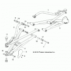 Z18VDE99NK RZR XP 1000 MD Suspension, front control arms - z18vde99nk (701199)