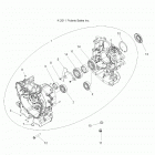 R19RDA57A1/B1 RANGER CREW 570 FS Engine, crankcase - r19rda57a1  /  b1 (49rgrcrankcase12r...