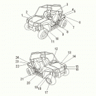 Z18YAV17B2/B8/N2/N8 RZR 170 Body, decals - z18yav17b2  /  b8  /  n2  /  n8 (a00074)