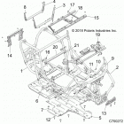 RZR XP 1000 (Z21NAM99AG) Chassis, main frame and skid plates - z21nam99ag (c70027...
