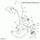 Z19VEL92AK/BK/AR/BR RZR XP TURBO S Body, fuel lines, evap - z19vel92bk  /  br (c700317-1)