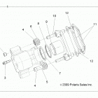 R18RMAE4N8 RANGER EV MD Brakes, rear caliper - r18rmae4n8 (49rgrcaliperrr10ev)