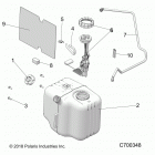 RANGER 570 CREW FULL SIZE (R20CDA57A1) Body, fuel tank asm. - r20cda57a1 (c700348)