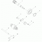 RZR 170 (Z21YAV17B2/B4/N2/N4) Drive train, drum shift - z21yav17b2  /  b4  /  n2  /  n...