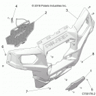 Z19VHA57B2/E57BM RZR 570 Body, front bumper - z19vha57b2  /  e57bm (c700178-2)