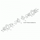 Z18VDS92CF/CU RZR XP TURBO TRACTOR Suspension, rear carrier and hub - z18vds92cf  /  cu (70...