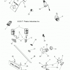 R19RGE99F2/FF/SC2/SFF/PCF/PFF POLARIS GENERAL 1000 EPS EU TR ZUG MD Electrical componenets, license plate and mirrors - r19r...