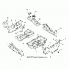 Z18VEL92BK/BR/LK RZR XP TURBO S Body, floor and rocker panels - z18vel92bk  /  br  /  lk...