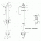 Z18VDE99AK/AW/AJ/BJ/BK/BW/LW/K99AK/BK/M99AL/R99AL/BL RZR XP 1000 Suspension, front shock internals - z18vdm99al (702419)
