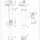 Z18VDS92CF/CU RZR XP TURBO TRACTOR Suspension, front shock - z18vds92cf  /  cu (701927)