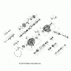 R19RSU99AS/BS RANGER 1000XP PS CREW NSTR Drive train, main gearcase internals - r19rsu99as  /  bs...