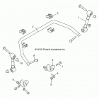 R19RGE99A2/EAR/EBR/UAF/UBF/UAM/UBM/UA9/UB9/UAL/KAK POLARIS GENERAL 1000 EPS Suspension, front stabilizer bar- r19rge99a2  /  ear  / ...