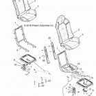 POLARIS GENERAL 1000 4P PREMIUM (G21G4P99AM/BM) Body, seat asm. and slider - g21g4p99am  /  bm (701415)